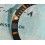 ROLEX INSERT LUNETTE NOIRE MONTRES SUBMARINER DATE OR & ACIER 16613, 16618, 16803, 16808 PERLE LUMINOVA