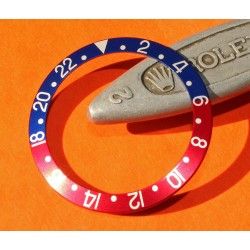 ROLEX FADED INSERT PEPSI ROUGE / BLEU DE MONTRES VINTAGES GMT MASTER 1675, 16750, 16758, 16753 FAT FONT