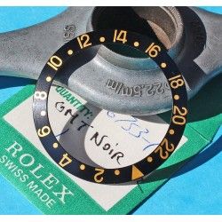 ROLEX VINTAGE INSERT GRADUE MONTRES GMT MASTER 1675/3, 16753, 1675/8, 16758, 1675 or & acier BRONZE