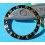 Rolex Vintage NOS Tutone 16753 ,16758, 16750, 1675, 1675/8, 1675/3 GMT Master 18k Black & gold color Watch Bezel Insert part