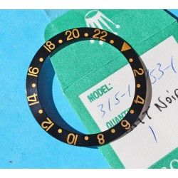 ROLEX VINTAGE INSERT GRADUE MONTRES GMT MASTER 1675/3, 16753, 1675/8, 16758, 1675 or & acier BRONZE