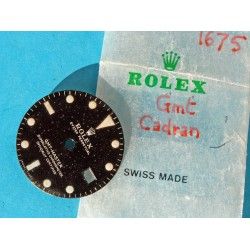 Rolex Original Cadran Ø27 mm de service montres GMT-Master 1675 Luminova SWISS mat Cal 1575, 1565 automatique