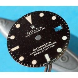 Rolex Original Cadran Ø27 mm de service montres GMT-Master 1675 Luminova SWISS mat Cal 1575, 1565 automatique