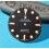 Rolex Genuine Serif Maxi Dial MkV 5513 Submariner mat vintage Tritium Watch Dial Feet first Cal 1520, 1530