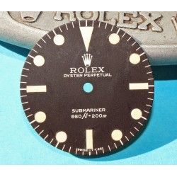 Rolex Genuine Serif Maxi Dial MkI 5513 Submariner mat vintage Tritium Watch Dial Feet first Cal 1520, 1530