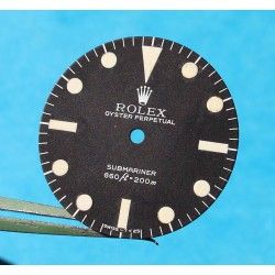 Rolex Genuine Serif Maxi Dial MkI 5513 Submariner mat vintage Tritium Watch Dial Feet first Cal 1520, 1530