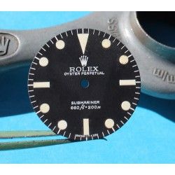 Rolex Genuine Serif Maxi Dial MkI 5513 Submariner mat vintage Tritium Watch Dial Feet first Cal 1520, 1530