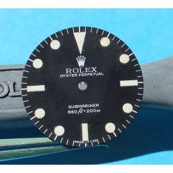 Rolex Genuine Serif Maxi Dial MkI 5513 Submariner mat vintage Tritium Watch Dial Feet first Cal 1520, 1530