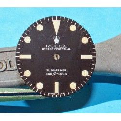 Rolex Genuine Serif Maxi Dial MkI 5513 Submariner mat vintage Tritium Watch Dial Feet first Cal 1520, 1530