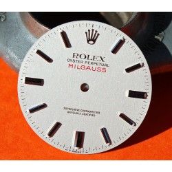 Rare Rolex montre Milgauss 1019 NOS jeu d'aiguille tritium calibre automatique 1580