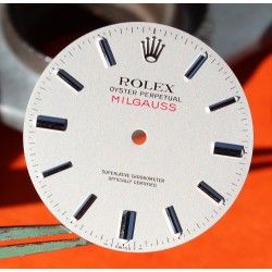 Rare Rolex montre Milgauss 1019 NOS jeu d'aiguille tritium calibre automatique 1580