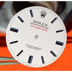 Rare Rolex montre Milgauss 1019 NOS jeu d'aiguille tritium calibre automatique 1580