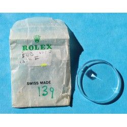 ROLEX VERRE MONTRES DATEJUST HESALITE, ACRYLIC PLEXIGLAS REF 25-139