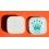 ROLEX Tiny Vintage 50's Big logo Watch Part White & green Tin Box Display Metallic Container Rolex Watch USA Inc