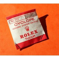 Genuine Rolex Plexi Crystal cyclop 25-117 fits on 1500-1514, 1550, 1625, 5700, 5701, 6535, 6537, 6602, 6609, 6646