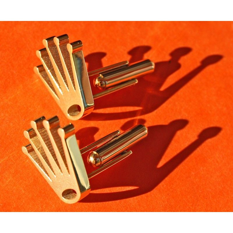 Paire De Boutons De Manchette Plaqué Or Vintage - Occasion - Style Old Gold