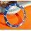 ROLEX INSERT FADED DESTROY LUNETTE BLEU MONTRE SUBMARINER DATE 16613, 16618, 16803, 16808 PERLE TRITIUM