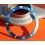 Rolex Cute 90's Faded Blue color Submariner Tutone 16803, 16613, 16808, 16618, Gold Watch Bezel Insert Part
