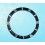 Rolex Preowned Glossy black color Submariner date 16800, 168000, 16610 watches bezel Insert  Inlay