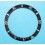 Rolex Preowned Glossy black color Submariner date 16800, 168000, 16610 watches bezel Insert  Inlay