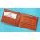 ROLEX Collectible Leather Wallet Bifold Coin Purse Billetero Cuero Cartera Portafoglio Brieftasche Brown