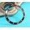 ROLEX INSERT LUNETTE NOIRE MONTRES SUBMARINER DATE OR & ACIER 16613, 16618, 16803, 16808