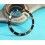 ROLEX INSERT LUNETTE NOIRE MONTRES SUBMARINER DATE OR & ACIER 16613, 16618, 16803, 16808