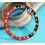 ROLEX Fat Font SERIF BEZEL watch Insert GMT Master II 16710, 16700, 16760 Sophia Loren, Fat Lady OEM Original FADED