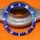 Rolex Used 90's Dark Blue color Submariner Tutone 16803, 16613, 16808, 16618, Gold Watch Bezel Insert Part