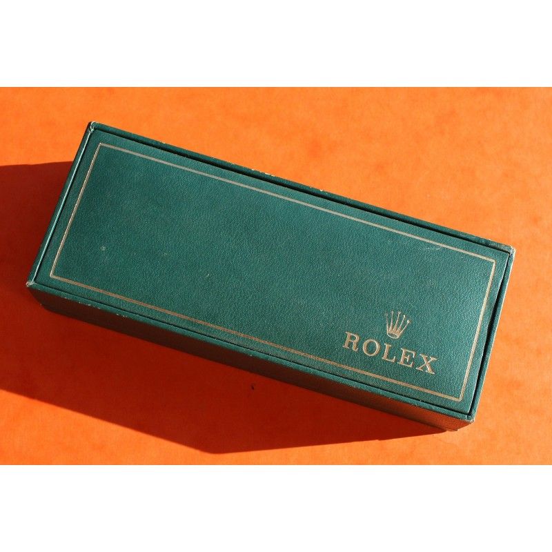 Rare Vintage Rectangle Rolex Coffin Box for Bubbleback and Early Oysters Submariner 6538, 6536, GMT 6542, Explorer 5500, 1016