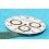 ROLEX AUTHENTIQUE CADRAN DE MONTRE ROLEX COSMOGRAPH DAYTONA 116520 BLANC NEUF CAL 4130