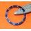 ROLEX RARE INSERT GRADUE LUNETTE BLEU MONTRE SUBMARINER DATE 16613, 16618, 16803, 16808 PERLE LUMINOVA