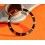 ROLEX INSERT LUNETTE NOIRE MONTRES SUBMARINER DATE OR & ACIER 16613, 16618, 16803, 16808 PERLE TRITIUM