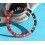 ROLEX VINTAGE & RARE FAT FONT SERIFS INSERT FADED GRADUE DE LUNETTE MONTRES GMT MASTER II 16700, 16710, 16760 FAT LADY COKE