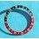 ROLEX Fat Font Serifs bezel watch Insert GMT Master II 16710, 16700, 16760 Sophia Loren, Fat Lady OEM Original FADED