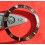 ROLEX INSERT LUNETTE NOIRE MONTRES SUBMARINER DATE OR & ACIER 16613, 16618, 16803, 16808 PERLE LUMINOVA