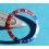 ROLEX INSERT FADED PEPSI ROUGE / BLEU DE MONTRES VINTAGES GMT MASTER 1675, 16750, 16758, 16753 FAT FONT