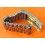 ROLEX FOURNITURE MONTRES BRACELET PLIE PRESIDENT AVEC BOUCLE PLAQUE OR ANNEES 70