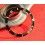 ROLEX INSERT LUNETTE NOIRE MONTRES SUBMARINER DATE OR & ACIER 16613, 16618, 16803, 16808 PERLE TRITIUM