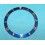 ROLEX RARE INSERT GRADUE LUNETTE BLEU MONTRE SUBMARINER DATE 16613, 16618, 16803, 16808 PERLE LUMINOVA