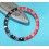 ROLEX Fat Font Serifs bezel watch Insert GMT Master II 16710, 16700, 16760 Sophia Loren, Fat Lady OEM Original FADED