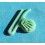 ROLEX FIXAGE PORTE BRACELET VINTAGE PLASTIQUE VERT 20mm embout accessoire montres