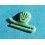 ROLEX FIXAGE PORTE BRACELET VINTAGE PLASTIQUE VERT 20mm embout accessoire montres