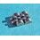 ROLEX DOUBLE MAILLON ACIER 10mm JUBILEE BRACELET REF 62510D LADY ROLEX ACIER 13mm