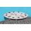 Rolex Authentic Pre Owned OEM Yacht-Master Enamel White Mens Dial Gold for ref 16622, 16623, 16628, 116622 Ø27mm