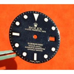 ROLEX CADRAN MONTRES SUBMARINER DATE NOIR 16803, 16808, 16613, 16618 cal 3035, 3135 LUMINOVA OR / BITONS