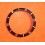 ROLEX INSERT LUNETTE NOIRE MONTRES SUBMARINER DATE OR & ACIER 16613, 16618, 16803, 16808 PERLE TRITIUM