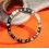 ROLEX RARE INSERT GRADUE 24H JAUNE & NOIR DE LUNETTE MONTRE ROLEX GMT MASTER II 16713, 16718 SERIFS FAT FONT