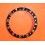 ROLEX RARE INSERT GRADUE 24H JAUNE & NOIR DE LUNETTE MONTRE ROLEX GMT MASTER II 16713, 16718 SERIFS FAT FONT