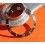 ROLEX INSERT LUNETTE NOIRE MONTRES SUBMARINER DATE OR & ACIER 16613, 16618, 16803, 16808 PERLE LUMINOVA